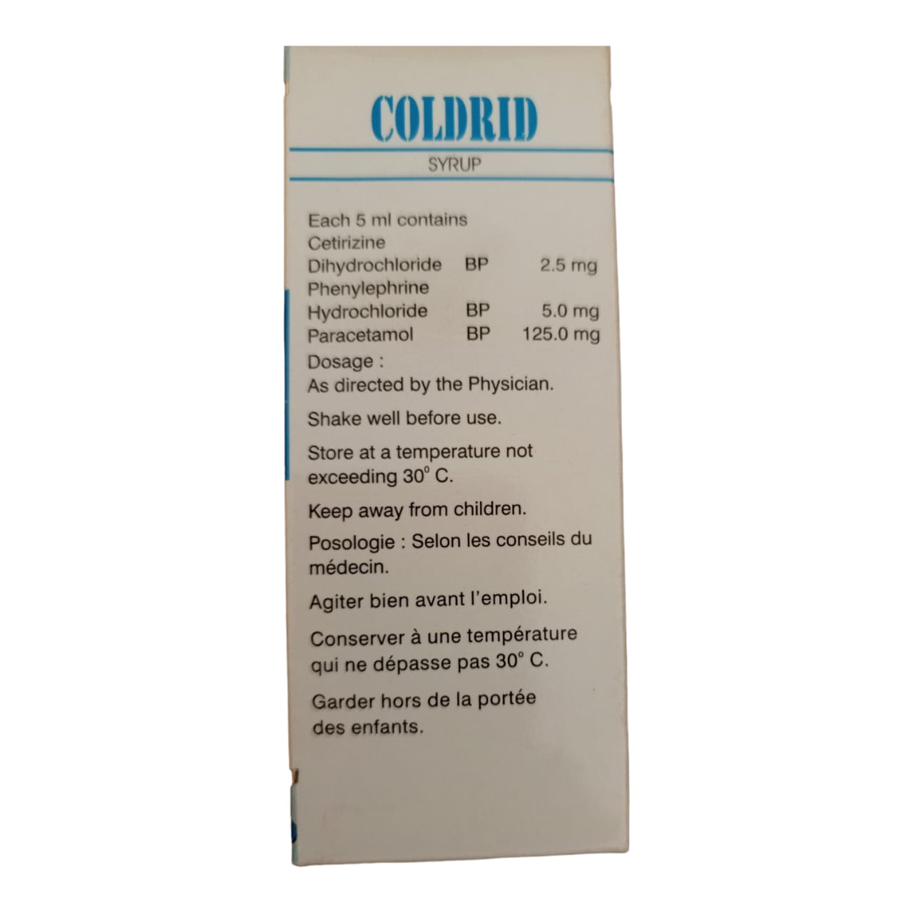 Cold Rid Tabs NOBMARK PHARMACY